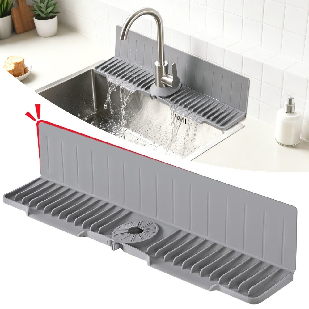 Silicone Tap Washer - Alas Pengering Keran Silikon Baru, Anti-Selip,
