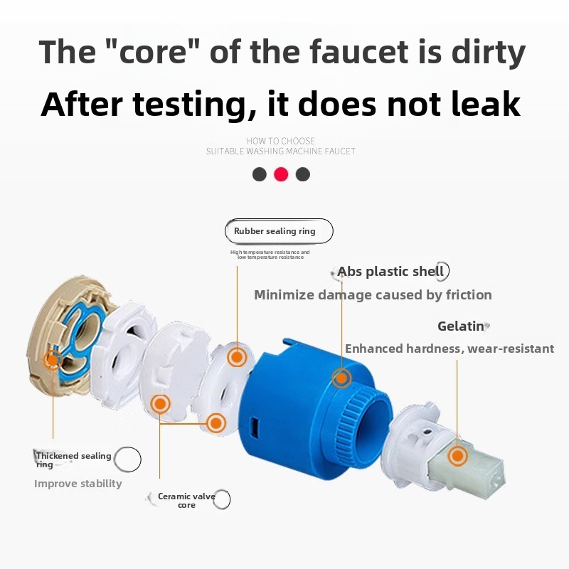 Basin Mixer Cartridge - Katup Keramik 35mm 40mm untuk Keran