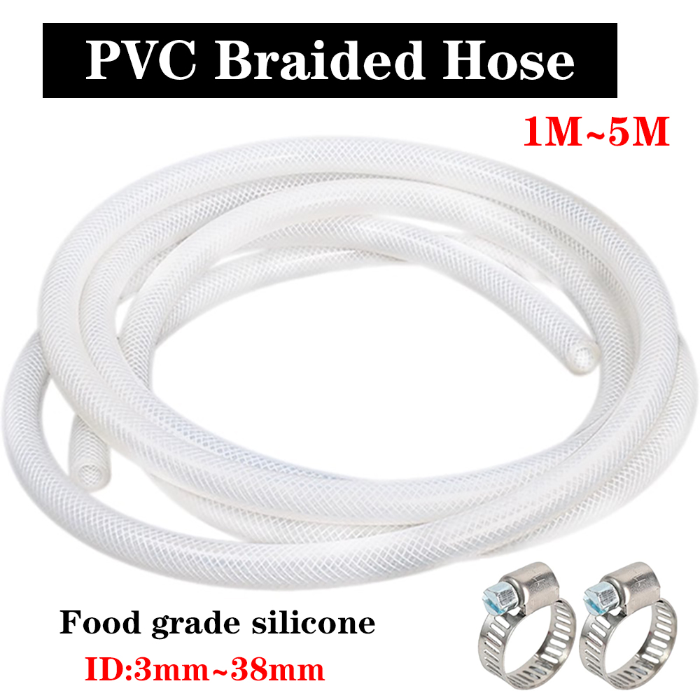 Flexible Hose Braided - 1M selang PVC fleksibel bening kepang