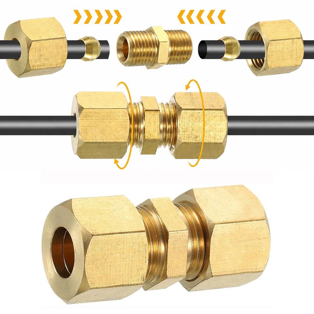 Compression Fitting Brass - Fitting Kompresi Kuningan 4 5 6