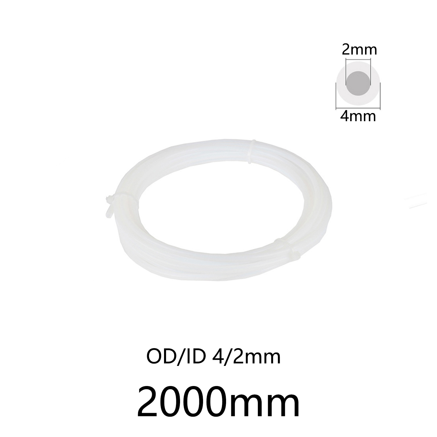Ptfe Tape Thread - 1 buah Selang PTFE 4mm OD