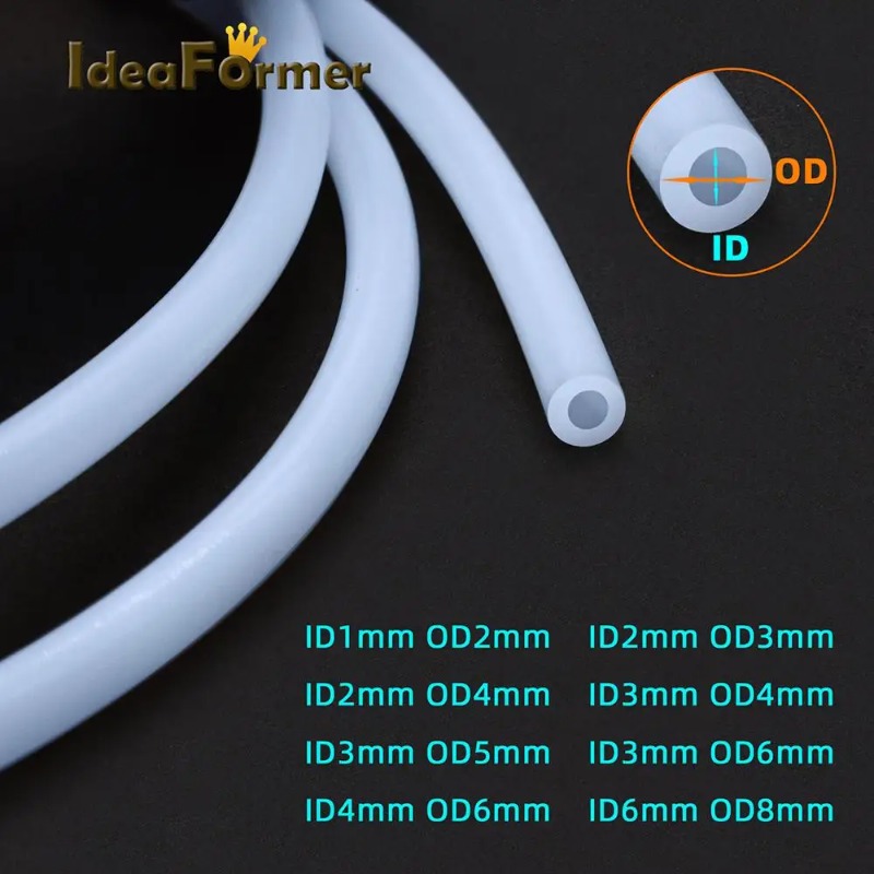 Ptfe Tape Thread - 1m tabung Ptfe 1mm 2mm 3mm